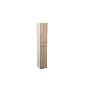 Image of Wickes Vienna Oak Fitted Tall Tower Unit With Drawers - 300 mm