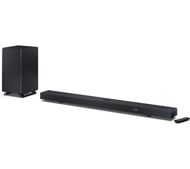 Image of Sharp HT-SBW55121 5.1.2 Wireless Soundbar with Dolby Atmos & DTS:X - Blue 4550556112253