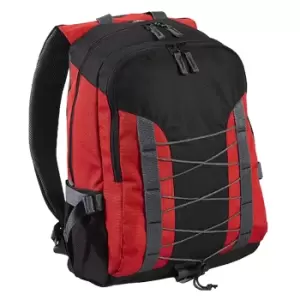 Image of Shugon Miami Backpack (26 Litres) (One Size) (Red/Black)