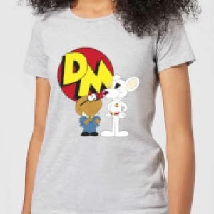 Image of Danger Mouse DM And Penfold Womens T-Shirt - Grey - S