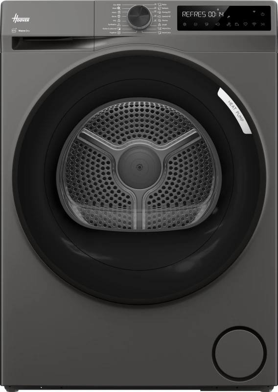 Image of Hoover Pro Dry Series 3 HBR 10N2BRX-80 WiFi Connected 10Kg Heat Pump Tumble Dryer - Graphite - A++ Rated