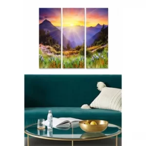Image of MDF75989779 Multicolor Decorative MDF Painting (3 Pieces)