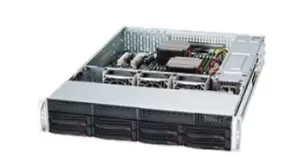 Image of 825TQC-R802LPB - Rack - Server - Black - ATX,EATX - Metal - HDD - Network - Power - Power fail - System