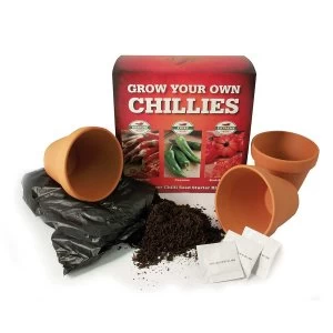 Image of Robert Dyas Grow Your Own Chillies Indoor Starter Kit