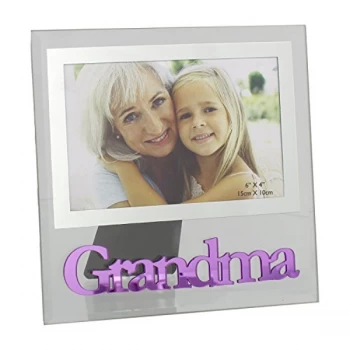 Image of 6" x 4" Celebrations Glass Photo Frame - Grandma