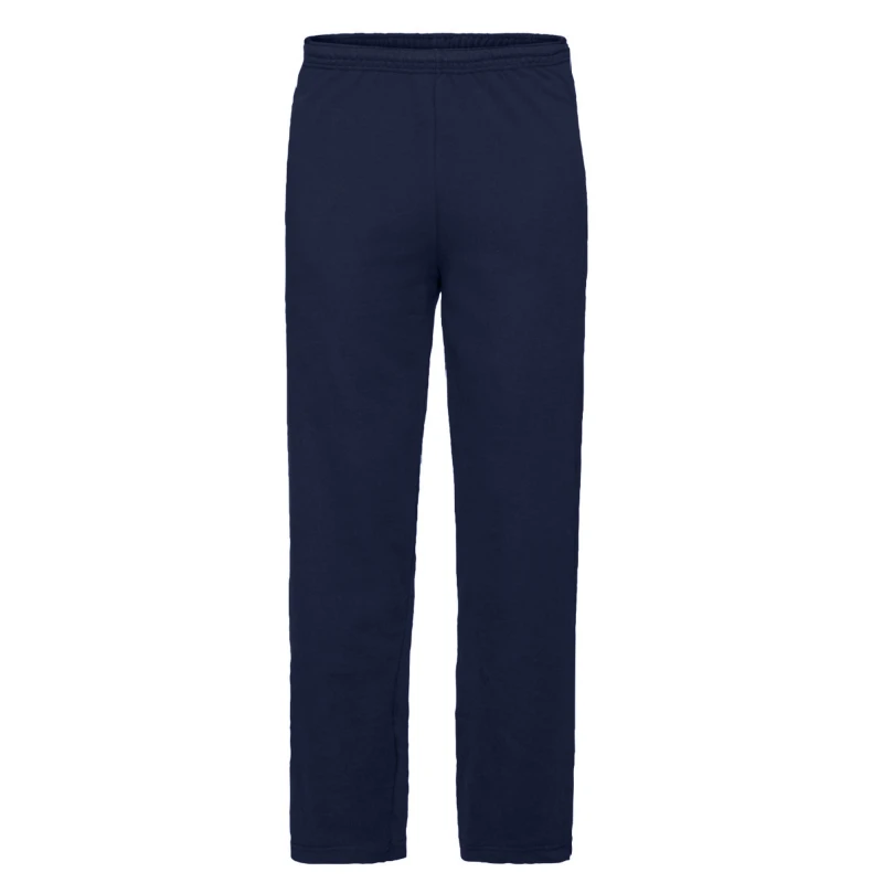 Image of Fruit Of The Loom Fruit of the Loom Men Lightweight Jog Pant Jogging Bottoms in Mid Navy Size: Small Mid Navy S Male 5054171169276