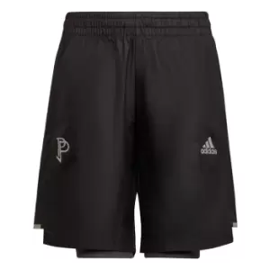 Image of adidas Pogba 2-in-1 Shorts Kids - Black