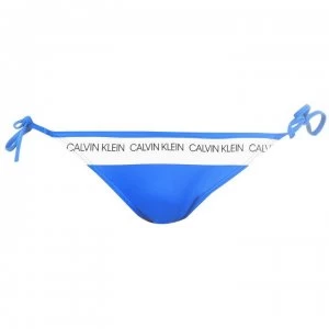 Image of Calvin Klein String Bikini Bottoms - Nautical Blue