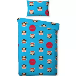 Image of Childrens/Kids Paul Frank Spots Single Duvet Cover Bedding Set (Double Bed) (Blue) - Blue