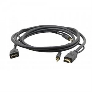 Image of Kramer Electronics C-MHMA/MHMA HDMI cable 3m HDMI + 3.5mm Black