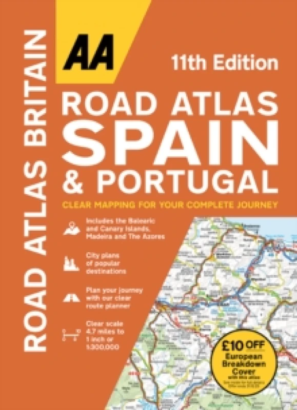 Image of Road Atlas Spain & Portugal. Paperback Books
