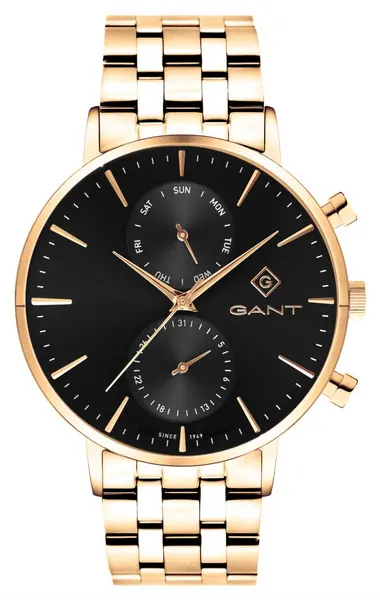 Image of GANT G121013 PARK HILL Day-Date II (43.5mm) Black Dial / Watch