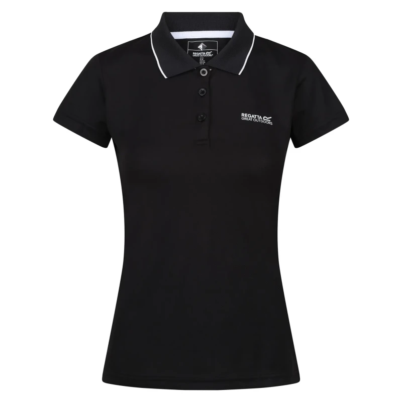 Image of Womens polo shirt Regatta Maverick V Noir Female 48
