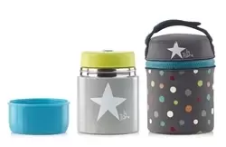 Image of Stainless Steel Thermal Food Flask, Bowl & Carry Bag