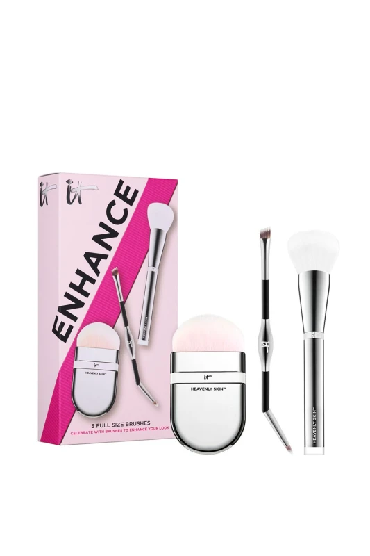 Image of IT Cosmetics Celebrate Enhanced Looks 3 Piece Brush Set