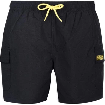 Image of Barbour International Cargo Swim Shorts - Black