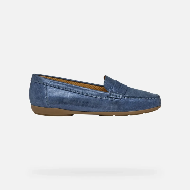 Image of Geox Womens moccasins Geox Annytah A Bleu Female 38
