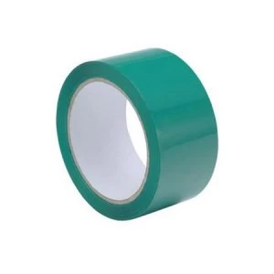 Image of Polypropylene Tape 50mm x 66m Green Pack of 6