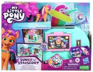 Image of My Little Pony Sunny Starscout Smoothie Truck Playset