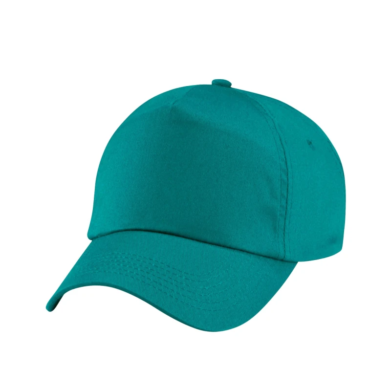Image of Beechfield Original 5 Panel Cap in Emerald Emerald Unisex One Size