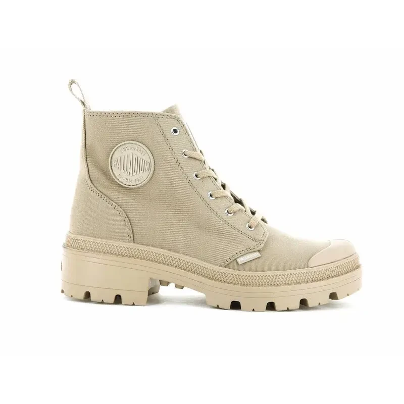 Image of Palladium Womens boots Palladium Pallabase Twill Beige Female 41
