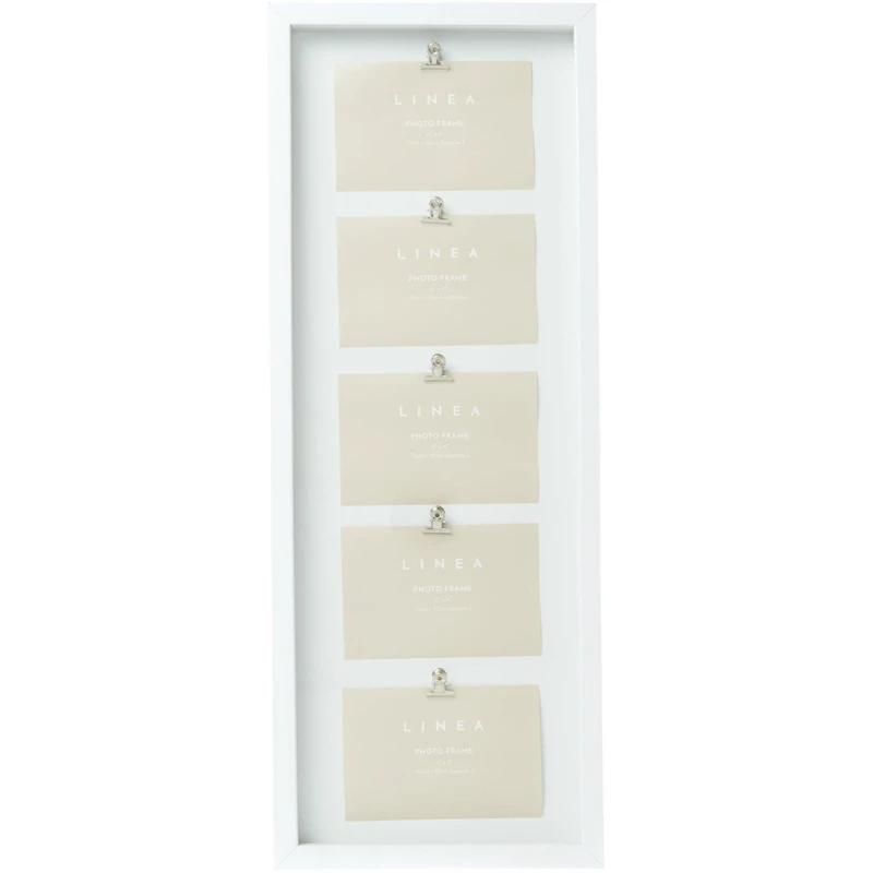 Image of Linea Clip Frame 5 Aperture White unisex 8 Frame