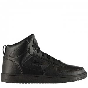 Image of Slazenger Tower Hi Top Trainers Mens - Black
