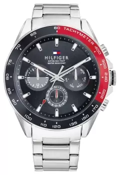 Image of Tommy Hilfiger 1791968 Black Dial Colour Block Bezel Watch