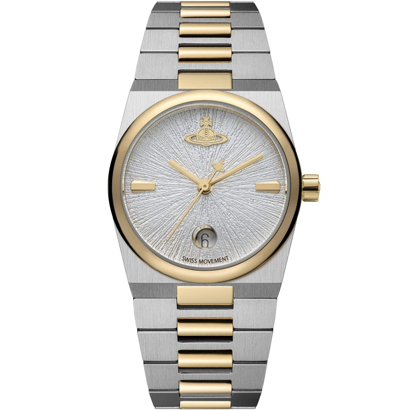 Image of Vivienne Westwood Womens The Hoxton Quartz Analogue Watch Silver female One Size