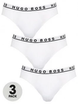 Image of Hugo Boss 3 Pack Briefs White Size S Men