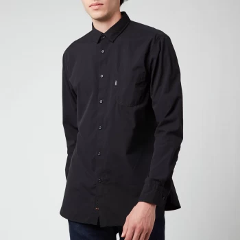 Image of Hugo Boss Magneton 1 Poplin Shirt Black Size M Men