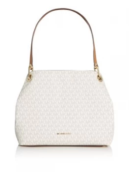 Image of Michael Kors Raven large shoulder tote bag Neutral