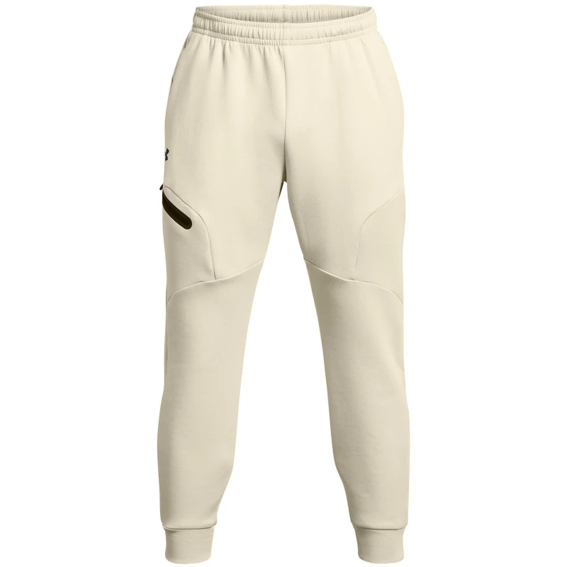 Image of Under Armour Unstoppable Fleece Joggers Mens Cream male M