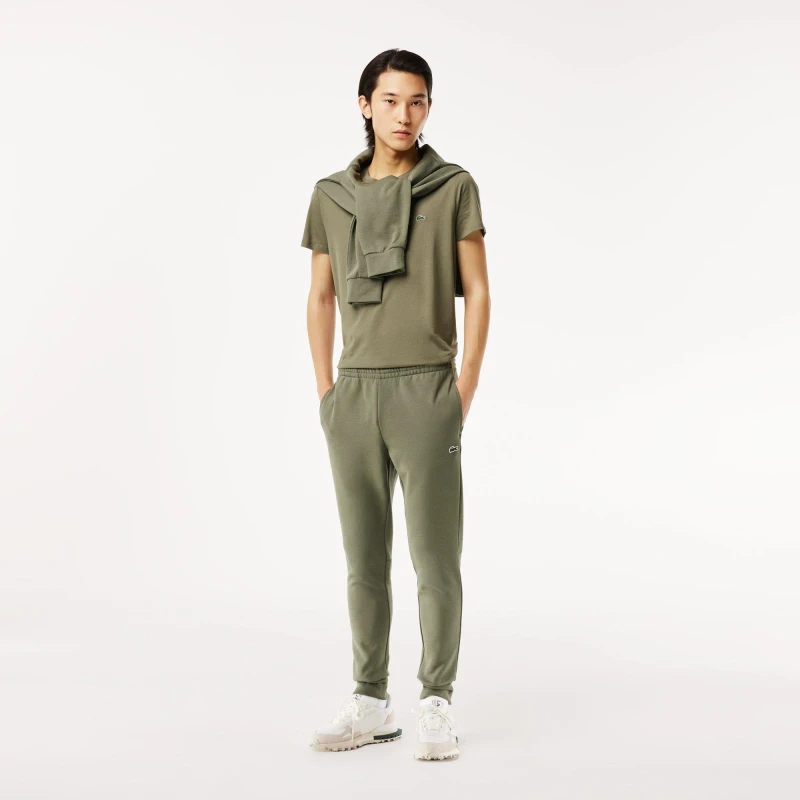 Image of Lacoste Fleece Trackpants - Green Green XS