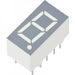 Image of Seven segment display Red 9.14mm 1.85 V No. of digits 1