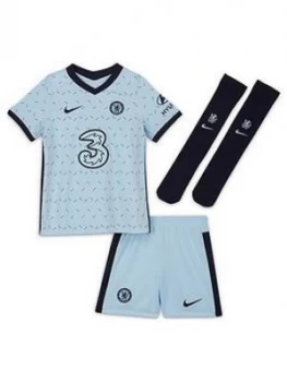Image of Nike Chelsea 20/21 Away Little Kids Kit - Blue