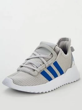 Image of adidas Originals U_path Run Childrens Trainers - Grey/Blue, Grey/Blue, Size 11