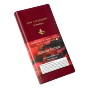 Image of NRSV New Testament and Psalms NR012:NP burgundy imitation leather