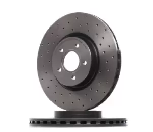 Image of BREMBO Brake disc FORD 09.C542.1X 1677434,1724956,1746793 Brake rotor,Brake discs,Brake rotors 1770767,1829608,1844117,3M512C375CB,3M512C375CC,BRRF291
