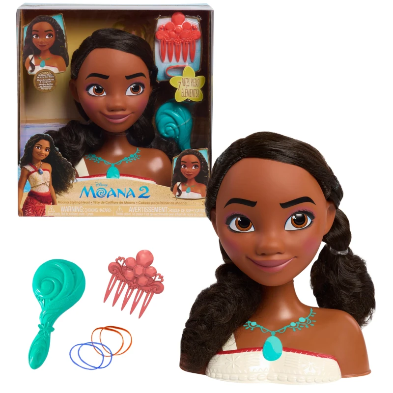 Image of Just Play Moana 2 Styling Head (Movie)