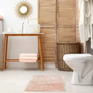 Image of Emmabarclay - Emma Barclay Twinkle Metallic Supersoft Bath Mat, Blush