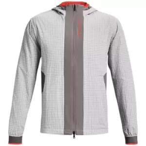 Image of Under Armour Rush Legacy Windbreaker Jacket Mens - Grey