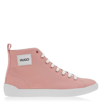 Image of Hugo Logo High-Top - Light Beige 272