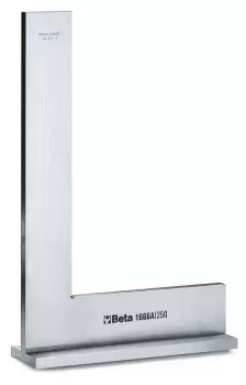 Image of Beta Tools 1666A Flanged Precision Square Stainless Steel 100x 70mm 016660110