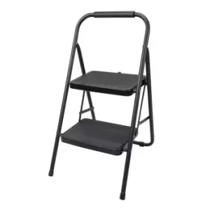 Image of Silverline Step Ladder Non-slip Soft Handle 475Mm 2-tread 226092