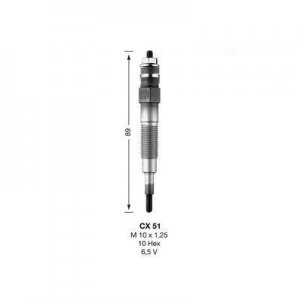 Image of NGK Glow Plug CX51 CX51 (2896)
