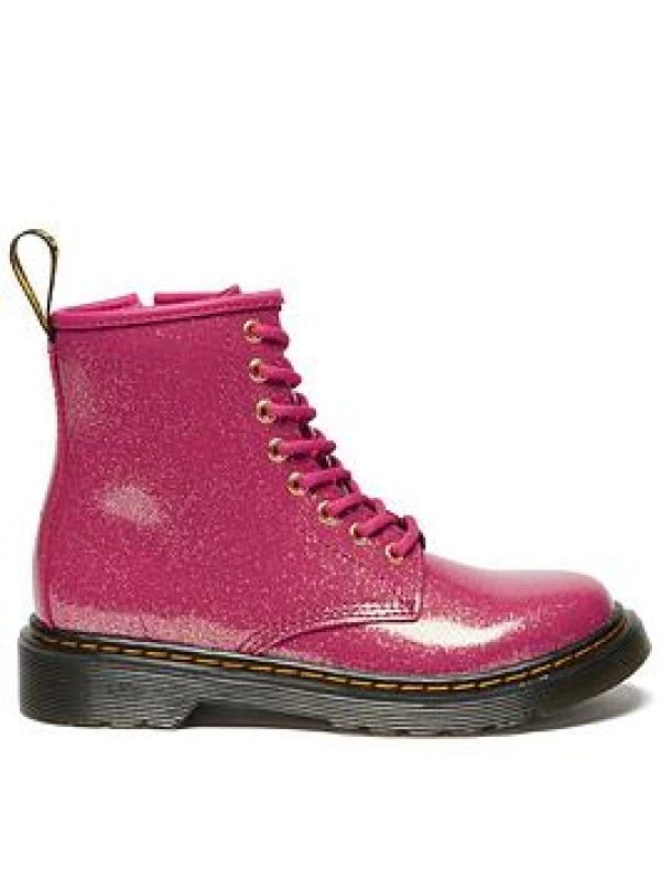 Image of Dr. Martens Pink 1460 Nebula Glitter Girls Junior Boots Pink UK 12 (EU 31)