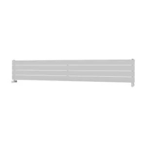 Image of Ximax Vertirad Satin White Horizontal Designer Panel Radiator, (W)1800mm X (H)295mm