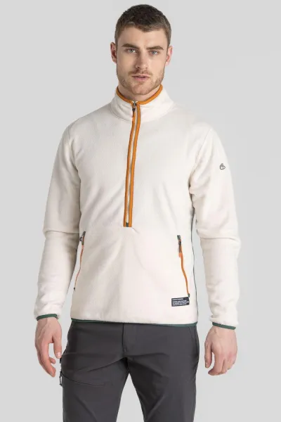 Image of Craghoppers CO2 Renu Half Zip Top - Black Size L, Men