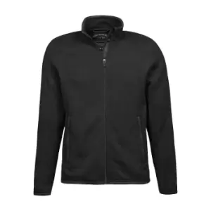 Image of Tee Jays Mens Knitted Outdoor Fleece Jacket (L) (Black)